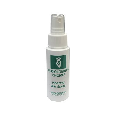 AUDIOLOGIST'S CHOICE® HEARING AID & EARMOLD CLEANER (2 OZ SPRAY)