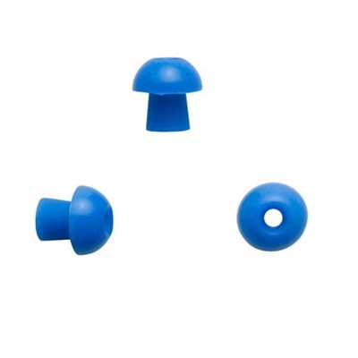 SANIBEL ADI SERIES SINGLE USE MUSHROOM-SHAPED EARTIPS - BLUE, 11MM (100 / BAG)