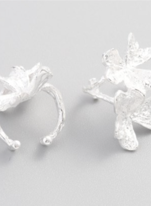 *New* Flower Safety Ring in Silver or Gold