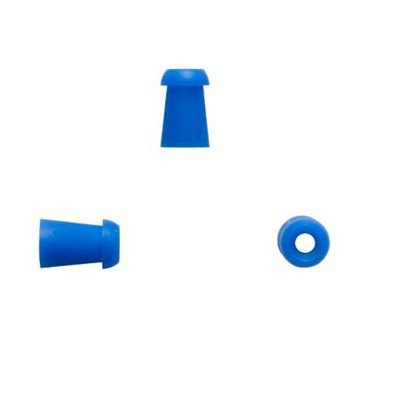 SANIBEL ADI SERIES SINGLE USE MUSHROOM-SHAPED EARTIPS - BLUE, 7MM (100 / BAG)