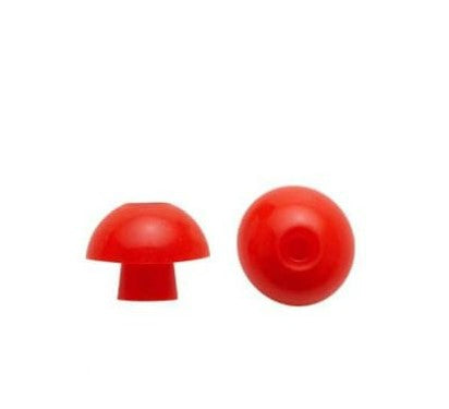 Sanibel 8012980 ADI Ear Tips, Mushroom 14 mm Red, 100/bag