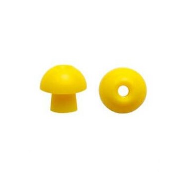 Sanibel 8012976 ADI Ear Tips, Mushroom 12 mm Yellow, 100/bag