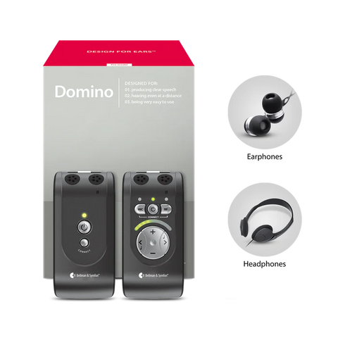 Domino Pro Listening system | with Earbuds and Headphones