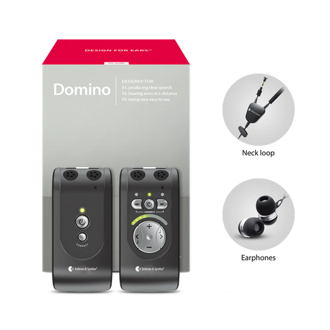 Domino Pro Listening system | with Earbuds and Neck Loop