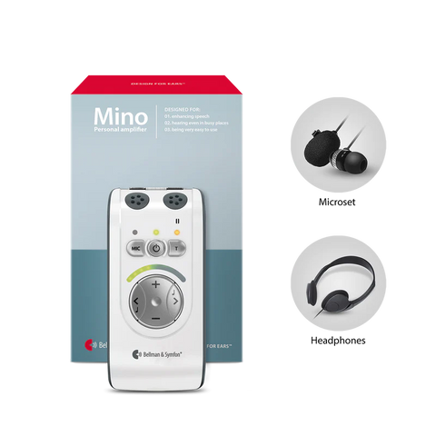 Mino Personal Amplifier | with Headphones and Microset