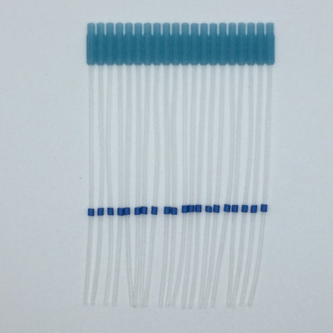 Universal Probe Tubes Azure Blue-40 Pack
