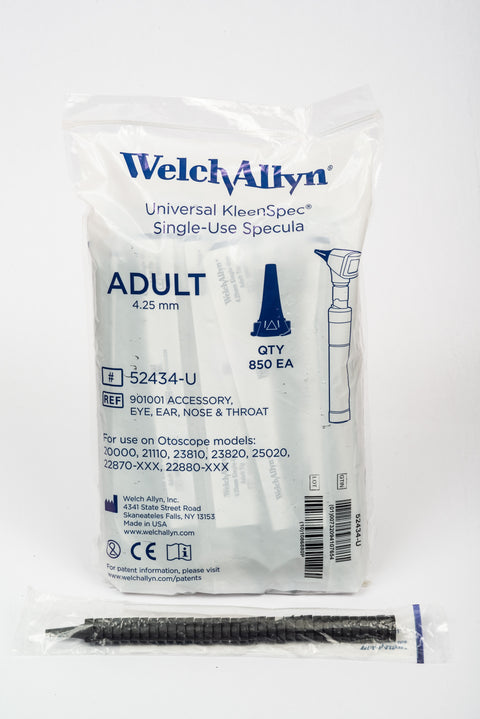 Welch Allyn KleenSpec Disposable Specula, 4.25 mm, 850/PK