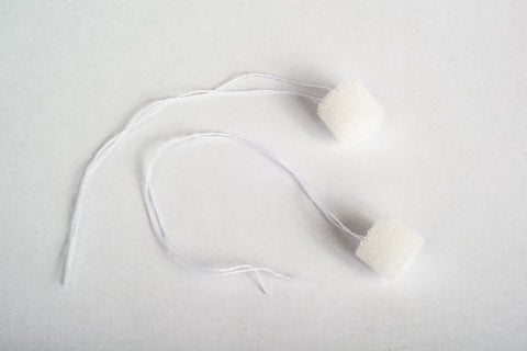 Foam Ear Dams-Medium White